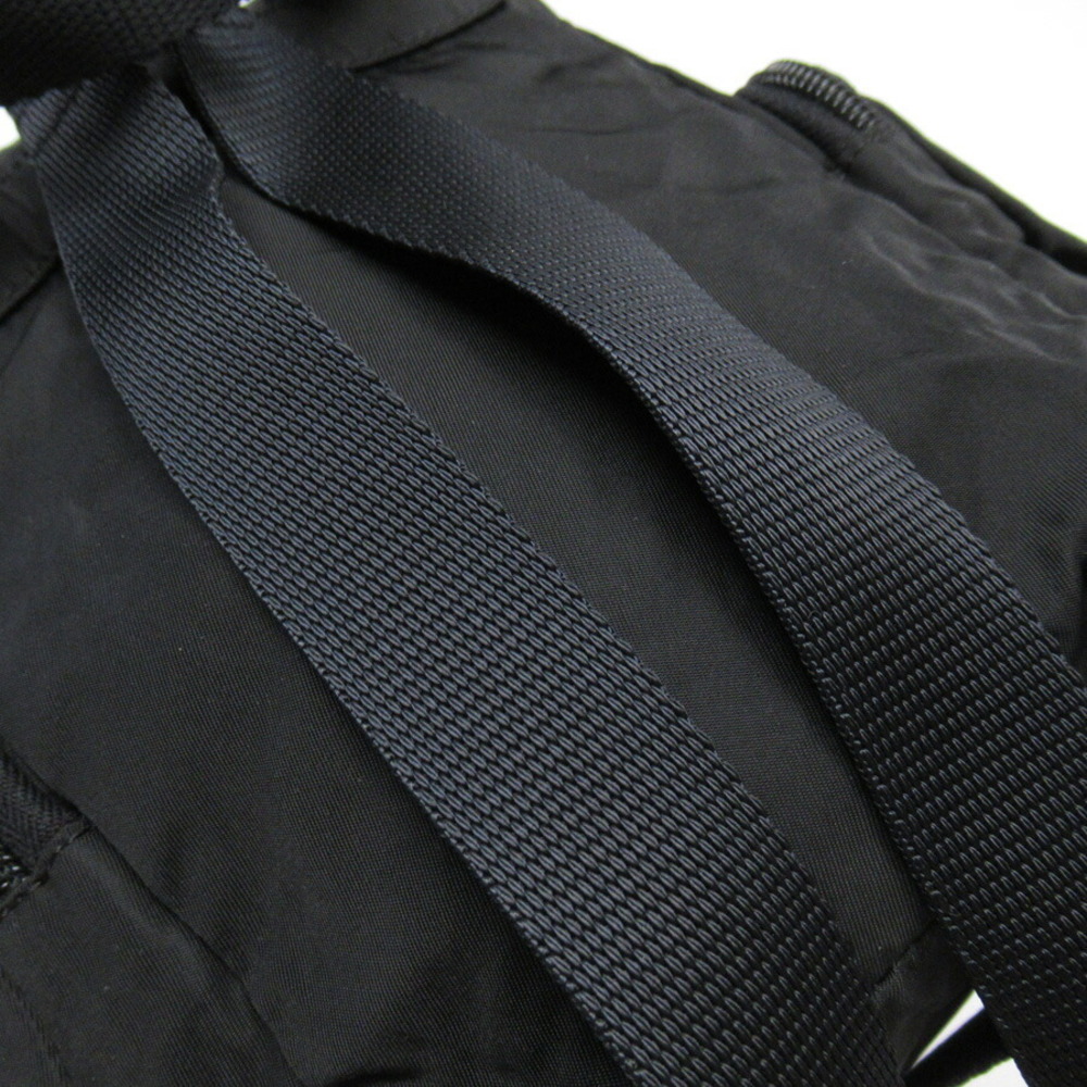 Prada Triangle Nylon Backpack Black - image 4